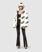 Load image into Gallery viewer, Gcds faux fur jacket: Unisex Outerwear White | GCDS
