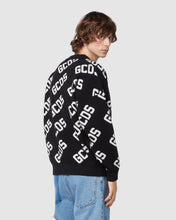 Load image into Gallery viewer, Gcds monogram jacquard sweater: Unisex Knitwear Black | GCDS
