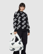 Load image into Gallery viewer, Gcds monogram jacquard sweater: Unisex Knitwear Black | GCDS
