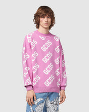 Load image into Gallery viewer, Gcds monogram jacquard sweater: Unisex Knitwear Fuchsia | GCDS
