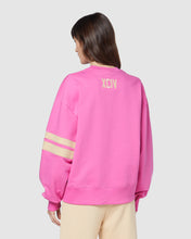 Load image into Gallery viewer, Gcds logo oversized crewneck: Women Hoodies Fuchsia | GCDS
