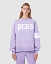 Load image into Gallery viewer, GCDS logo crewneck: Women Hoodies Lilac | GCDS

