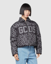 Load image into Gallery viewer, Gcds monogram puffer jacket: Women Outerwear Black | GCDS
