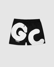 Load image into Gallery viewer, Andy logo swim shorts: Boy  Swimwear  Black | GCDS
