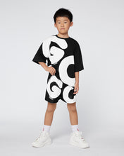 Load image into Gallery viewer, Andy logo swim shorts: Boy  Swimwear  Black | GCDS
