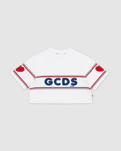 Load image into Gallery viewer, Crop GCDS logo t-shirt: Girl T-Shirts  White | GCDS
