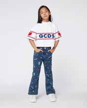 Load image into Gallery viewer, Crop GCDS logo t-shirt: Girl T-Shirts  White | GCDS
