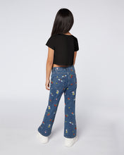 Load image into Gallery viewer, Crop logo Patchwork T-Shirt: Girl T-Shirts  Black | GCDS

