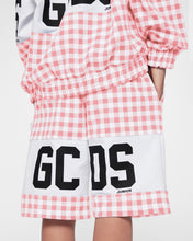 Load image into Gallery viewer, GCDS Vichy Shorts: Unisex  Trousers Pink | GCDS
