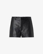 Load image into Gallery viewer, Leather Shorts | Men Trousers Black  | GCDS®
