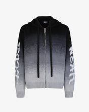 Carica l&#39;immagine nel visualizzatore di Gallery, Brushed  Degradè Zip-Up Jacket | Men Knitwear Black | GCDS®
