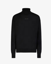 Load image into Gallery viewer, Gcds Signed Turtleneck | Men Knitwear Black | GCDS®
