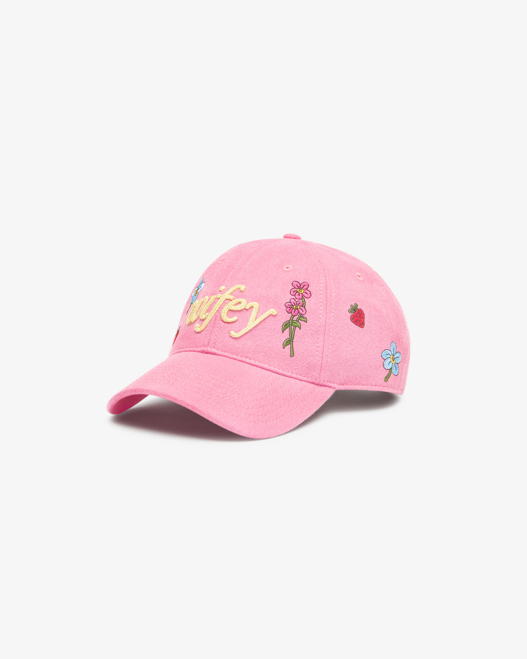 Wifey Baseball Hat | Unisex Hats Pink | GCDS®
