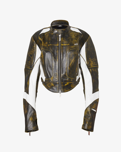 Biker Jacket | Women Coats & Jackets Anthracite | GCDS®