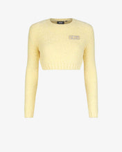 Load image into Gallery viewer, Gcds Hairy Sweater | Women Knitwear Yellow | GCDS®
