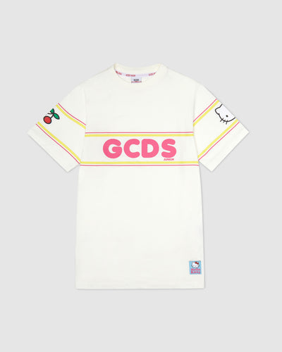 Hello Kitty dress: Girl Dress Off White | GCDS