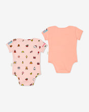 Load image into Gallery viewer, Hello Kitty Two-Piece Baby Bodysuit Set: Girl Playsuits and Gift Set Pink | GCDS
