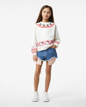 Load image into Gallery viewer, Junior Hello Kitty Crewneck: Girl Hoodies &amp; Sweatshirts Off White | GCDS
