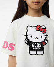 Load image into Gallery viewer, Junior Hello Kitty T-Shirt: Girl T-shirts Off White | GCDS
