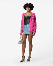 Load image into Gallery viewer, Hello Kitty Jacquard Cardigan : Women Knitwear Fuchsia | GCDS
