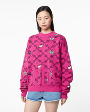 Load image into Gallery viewer, Hello Kitty Jacquard Sweater : Women Knitwear Fuchsia | GCDS
