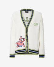 Load image into Gallery viewer, Spongebob Italico Knitted Cardigan : Men Knitwear Off White | GCDS
