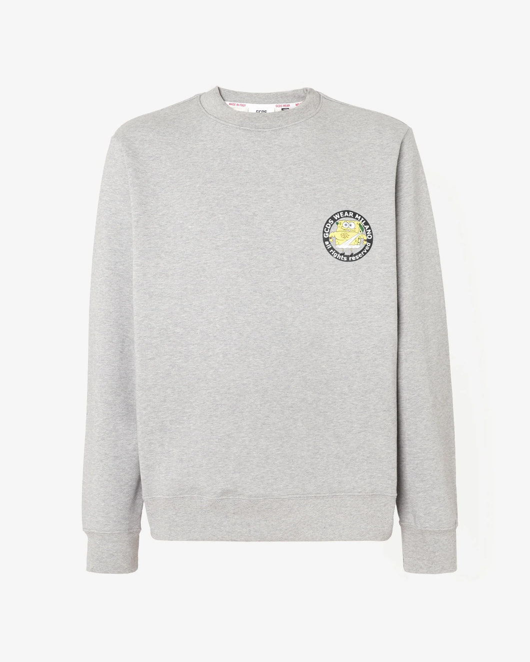 Spongebob Italico Print Regular Crewneck