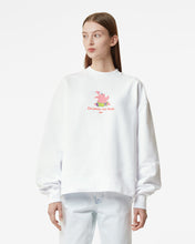 Load image into Gallery viewer, Spongebob Patrick Eat Pasta Crewneck : Women Hoodie White | GCDS
