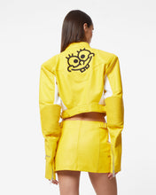 Load image into Gallery viewer, Spongebob Leather Jacket : Women Outerwear Yellow | GCDS
