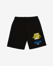 Load image into Gallery viewer, Junior Spongebob Italico Bermuda: Boy Trousers &amp; Shorts Black | GCDS
