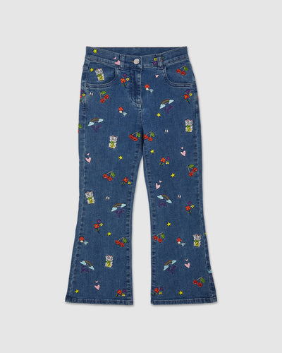 Elements jeans: Girl Trousers Light blue | GCDS