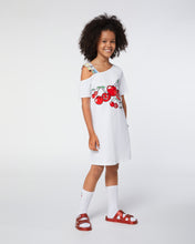 Carica l&#39;immagine nel visualizzatore di Gallery, Cherry Dress: Girl Dress  White | GCDS
