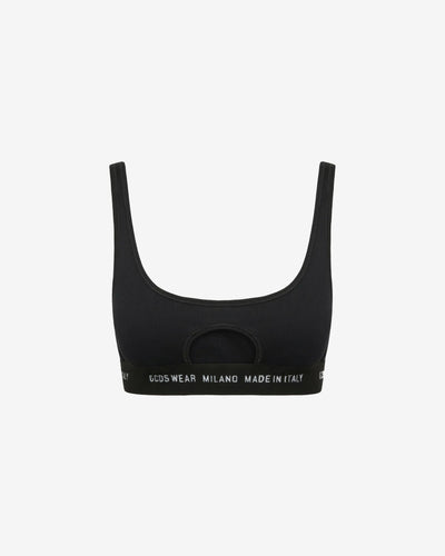 GCDS Wear oblò bra: Unisex Underwear Black | GCDS