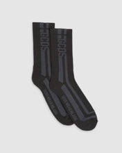 Load image into Gallery viewer, Overdyed roundy socks: Men Socks Black | GCDS
