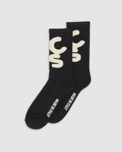 Load image into Gallery viewer, Andy logo socks: Men Socks Black | GCDS
