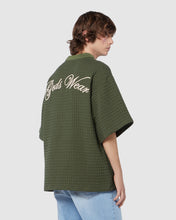 Load image into Gallery viewer, Waffle GCDS t-shirt: Men T-Shirts Green | GCDS
