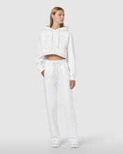 Load image into Gallery viewer, Embroidered GCDS logo sweatpants: Women Trousers Dark White | GCDS
