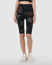 Carica l&#39;immagine nel visualizzatore di Gallery, Recycled grid Mary cyclist: Women Trousers Black | GCDS
