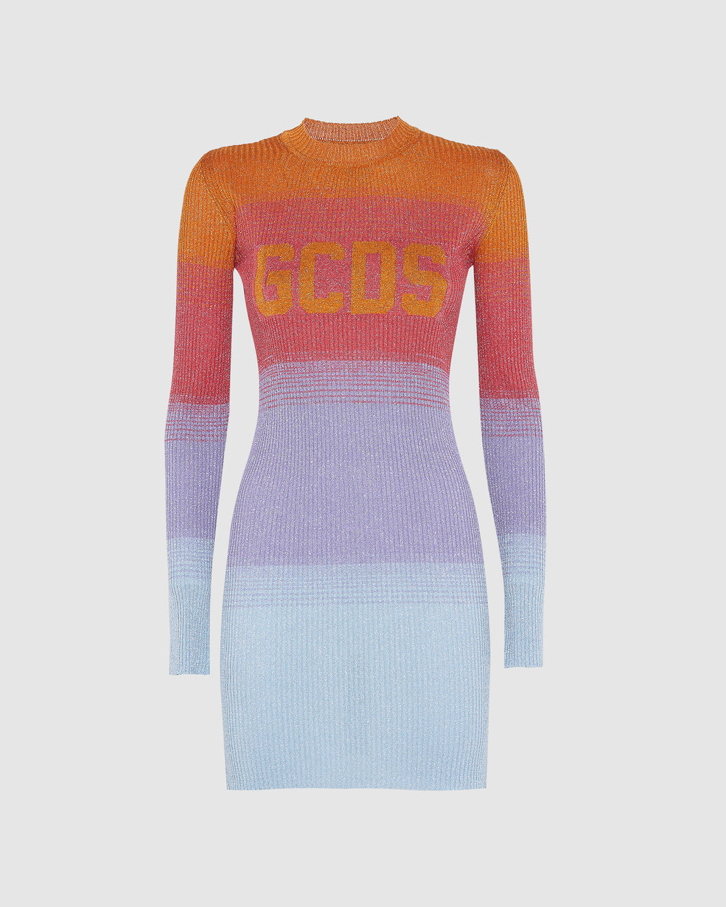 Lurex degradé dress: Women Dresses Multicolor | GCDS