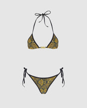 Load image into Gallery viewer, Sequin python bikini: Women Swimwear Yellow | GCDS
