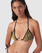 Load image into Gallery viewer, Sequin python bikini: Women Swimwear Yellow | GCDS
