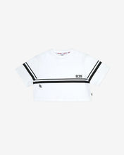 Load image into Gallery viewer, Junior Gcds Low Logo T-Shirt: Girl T-shirts White | GCDS Spring/Summer 2023
