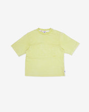 Load image into Gallery viewer, Junior Overdyed Gcds Logo Band T-Shirt: Boy T-shirts Lime | GCDS Spring/Summer 2023
