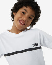 Load image into Gallery viewer, Junior Gcds Low Band Logo T-Shirt: Unisex T-shirts White | GCDS Spring/Summer 2023
