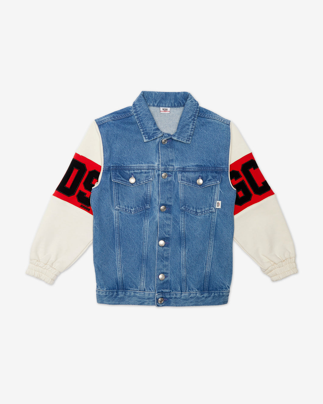 Junior Gcds Logo Band Denim Jacket: Boy Outerwear Multicolor | GCDS Spring/Summer 2023