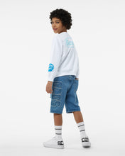 Load image into Gallery viewer, Junior Shell Crewneck: Boy Hoodies &amp; Sweatshirts White | GCDS Spring/Summer 2023
