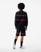 Load image into Gallery viewer, Junior Gcds Low Logo Band Crewneck: Boy Hoodies &amp; Sweatshirts Black | GCDS Spring/Summer 2023
