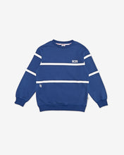 Load image into Gallery viewer, Junior Gcds Low Logo Band Crewneck: Boy Hoodies &amp; Sweatshirts Blue | GCDS Spring/Summer 2023
