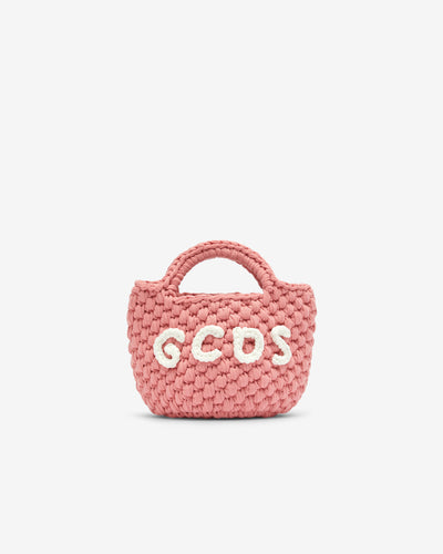 Junior Gcds Mini Crochet Bag: Girl Bags Fuchsia | GCDS Spring/Summer 2023