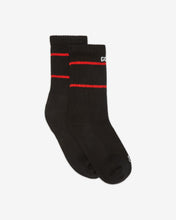 Load image into Gallery viewer, Junior Gcds Low Logo Band Socks: Unisex Socks Black | GCDS Spring/Summer 2023
